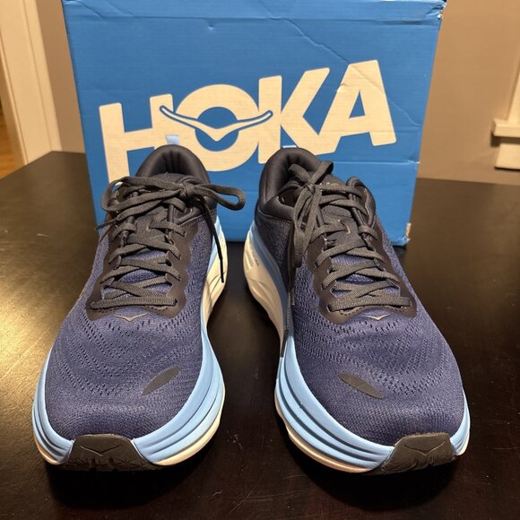 Hoka Men’s HOKA Bondi 8 Outer Space Size 13D. Blue. Running. New - Picture 1 of 8